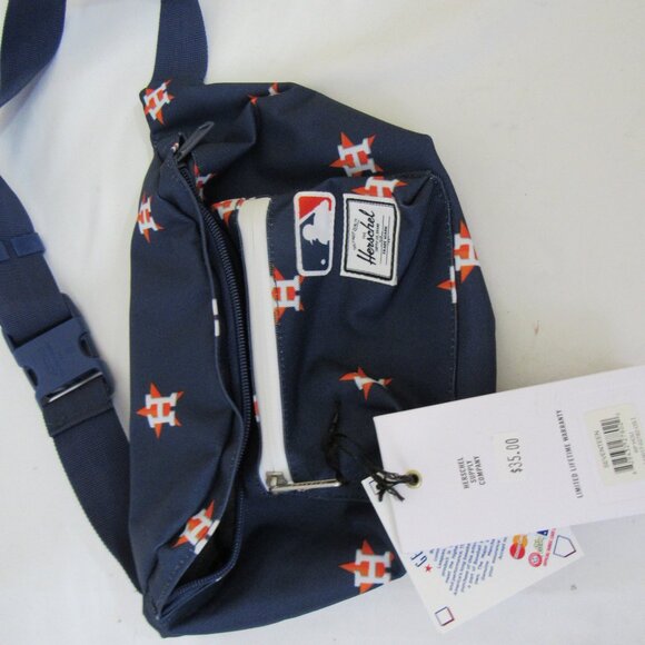 Houston Astros MLB HERSCHEL SUPPLY CO Logo Fanny Pack Adjustable - Picture 6 of 11